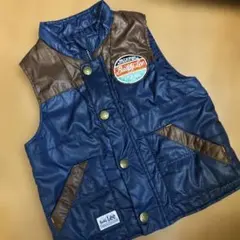 Buddy Lee ダウンベスト ネイビー・ブラウン