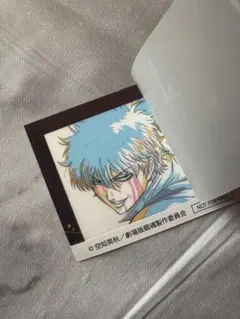 新劇場版 銀魂吉原大炎上 アニメ原画ステッカー弐 坂田銀時 第5弾入場者特典