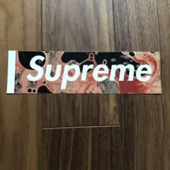 SUPREME ステッカーBLOOD AND SEMEN BOX LOGO