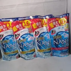 【廃盤品】SUPER NANOX ナノックス つめかえ用 1300g × 4個のサムネイル