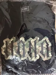 HANA Camo Big Tee 【L】ブラック Black