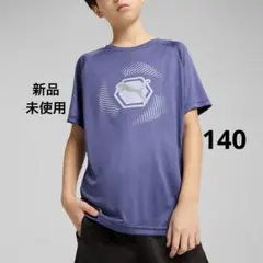 新品未使用プーマジュニアACTIVE SPORTSグラフィック半袖Tシャツ140のサムネイル
