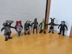 【当時品】ウルトラマンシリーズ 怪獣ソフビ 7体セット