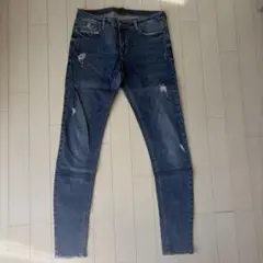 ZARA EMBRACE スキニーデニム ダメージ加工