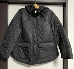 H&M ブラック キルティング ダウンジャケット