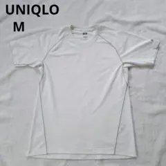 ユニクロ/UNIQLOドライTシャツ 超速乾 Tシャツ 白ホワイトМ