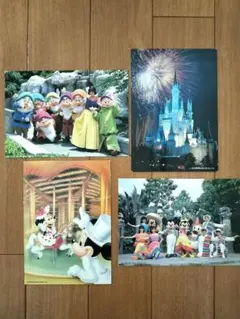 昭和　レトロ　東京ディズニーランド　ポストカード　絵はがき　当時物