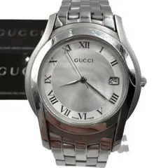 ✨新品電池交換済み 稼動品✨ GUCCI グッチ 5500M 腕時計 デイト