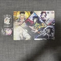 【くら寿司×鬼滅の刃】下敷き・缶バッチ・消しゴムセット