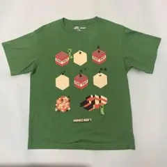 Minecraft Tシャツ 150サイズ グリーン　UNIQLO
