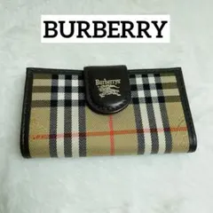 新品未使用 BURBERRY シャドーホース4連キーケース ノバチェック