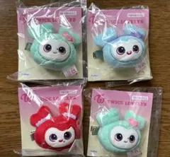TWICE LOVERYS ぬいぐるみヘアピン　4個セット　gigo限定