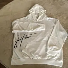 【未使用】パーカー　薄手　ホワイト　Lサイズ