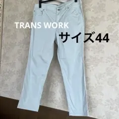 美品　大きいサイズ44 トランスワーク　綿パンツのサムネイル