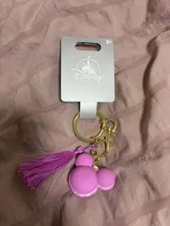 カリフォルニアディズニー　ミッキーマカロン キーチェーン