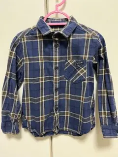 値下　quot; use faith チェック柄フランネルシャツ 110cm