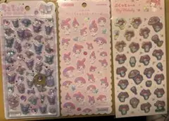 サンリオ　マイメロ　シール　ふわふわ　ぷくっと
