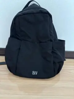 a.v.v 黒 リュック・バックパック 洗濯可能 約37cm