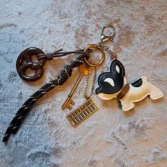 犬型キーホルダー キーリング バックキーホルダ じゃらじゃらキーホルダー