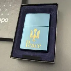 Peace ZIPPO since 1946 ブルー 未使用品 - メルカリ
