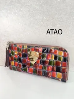 【値下げ】ATAO アタオ 長財布 リモ ヴィトロ セピアボルドー 大人気】ATAO アタオ 長財布 リモ ヴィトロ セピアボルドー L字 - メルカリ