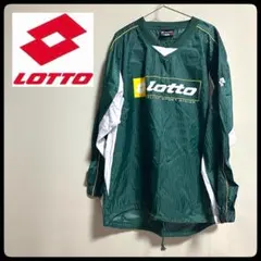 【極希少】90s lotto ナイロン プルオーバー 古着 オーバーサイズ XL