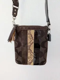 COACH x Champion ショルダーバッグ ネイビー 4556 - メルカリ