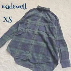 【madewell】ゆったりめ チェック ネルシャツ XS アメカジ カジュアルのサムネイル