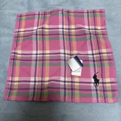 新品未使用　POLO RALPH LAUREN チェック柄タオルハンカチ