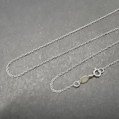 シルバー　925 刻印入り　チェーンネックレス　48cm シンプル