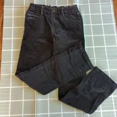 エフオーキッズ 黒 コーデュロイ 長ズボン 130