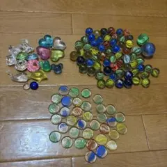 彈珠（64顆）& 玻璃珠（35顆）+ 贈品（愛心物品等）