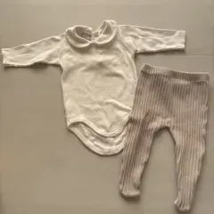 babiduカバーオール、mybebeレギンス セット6m