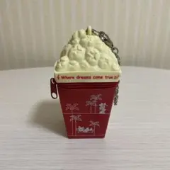 ディズニーリゾート　ポップコーンカップ型小物入れキーホルダー