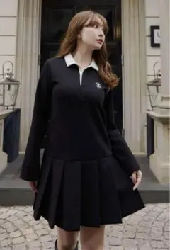 Herlipto Polo Pleated Mini Dress