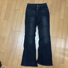 フレアデニム　GRL Mサイズ ダークブルー