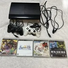PlayStation 3 本体 コントローラー2個 ゲーム4本セット