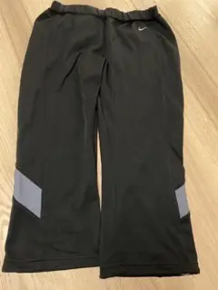 [美品] NIKE黒七分丈トレーニング用ジャージ 　レディースLサイズ