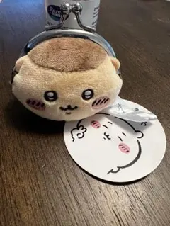 ちいかわ　栗まんじゅう　ミニがま口ポーチ