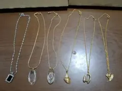 レディースネックレス　6点セット　ゴールド色