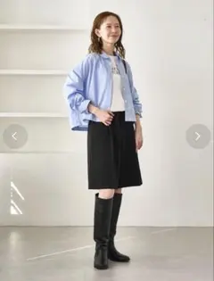 ロペピクニック　ライトブルー ボックスシルエット シャツのサムネイル