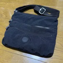 kipling ALVAR アルバー オールブラック ショルダー バッグ