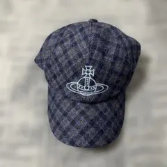Vivienne Westwood ブルーツイードキャップ