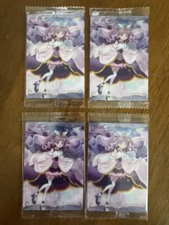 プリキュアカードウエハース9 キュアマジェスティ R 4枚セット