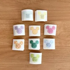 ディズニー ミッキー型ロールシール おすそ分け［90枚セット］