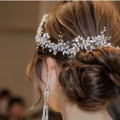 ヘッドドレス　ヘアアクセサリー　ウェディングアクセサリー