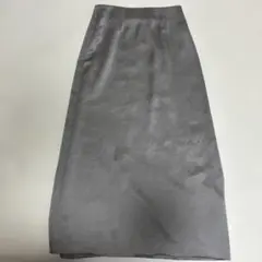 PLST プラステ ロングタイトスカート グレー