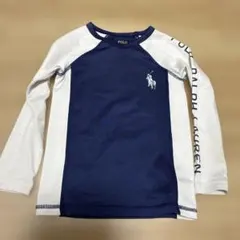 POLO RALPH LAUREN ラッシュガード 3T ネイビー/ホワイト