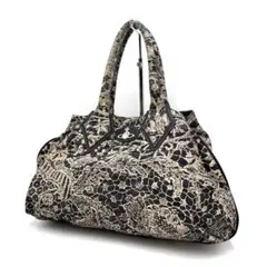 ヴィヴィアンウエストウッド ヤスミン トートバッグ 総柄 オーブ シルバー金具