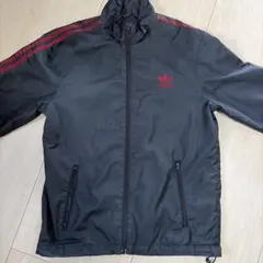 adidas ナイロンジャケット トレフォイルロゴ